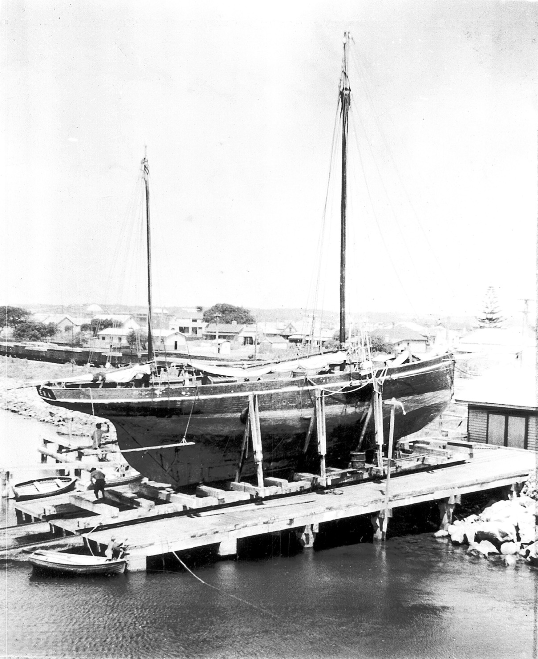 The Era at Geraldton Harbour in February 1949